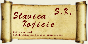 Slavica Kojičić vizit kartica